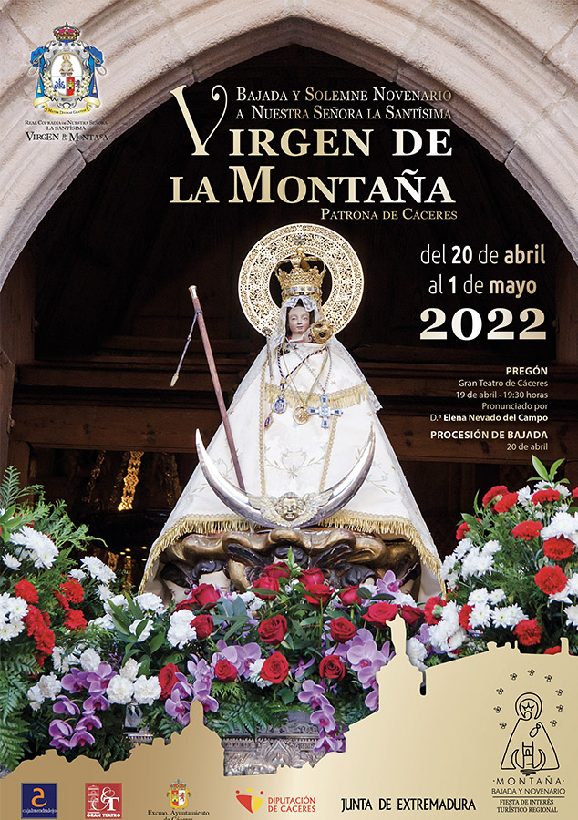 Bajada y Novenario de la Virgen de la Montaña 2022 Cáceres